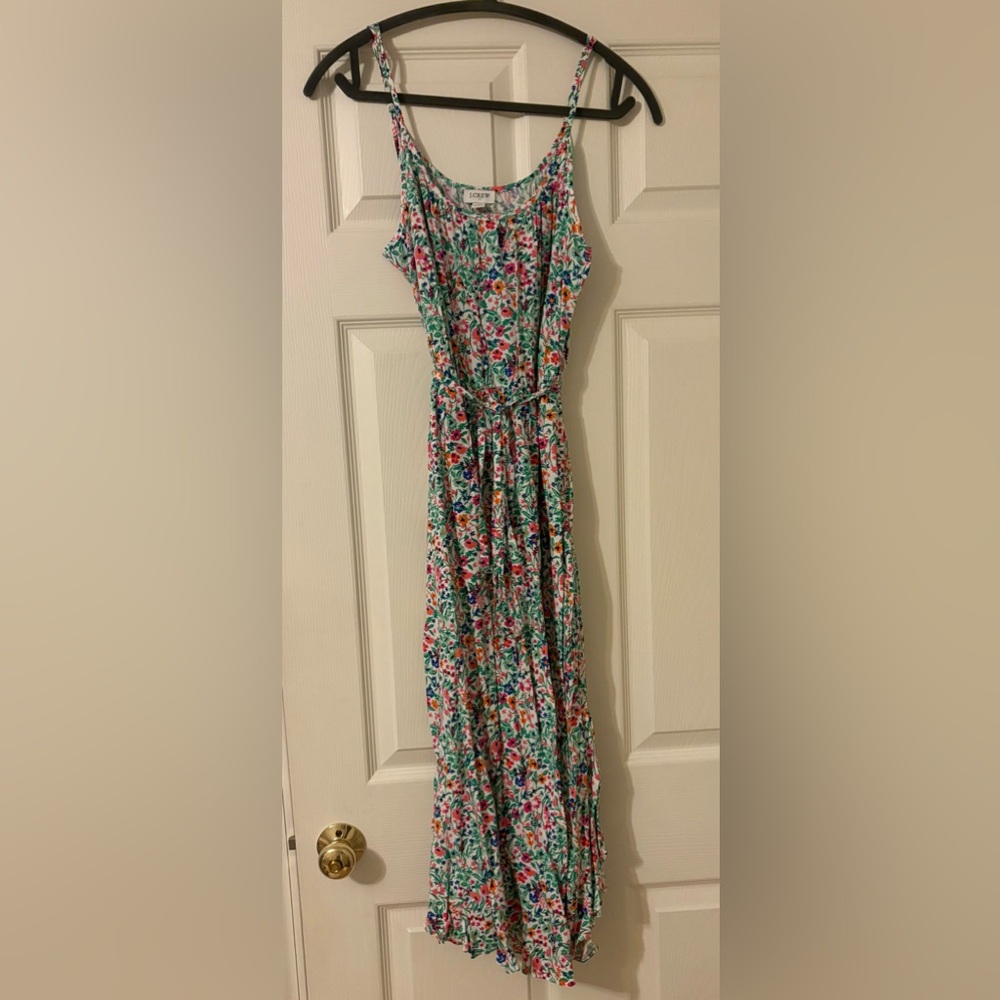 J. Crew Floral Midi Dress